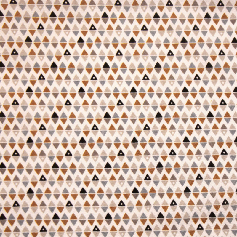 Algodón estampado ARLYMINI Blanco / Multicolor grises